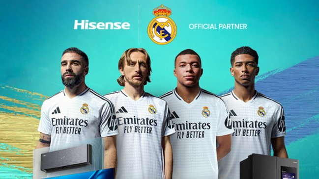   Hisense es el nuevo patrocinador oficial del Real Madrid 