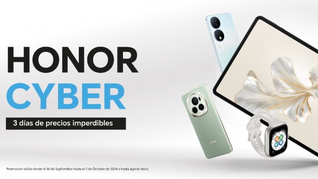   HONOR Cyber: ¡Descuentos de hasta 30% en smartphones! 