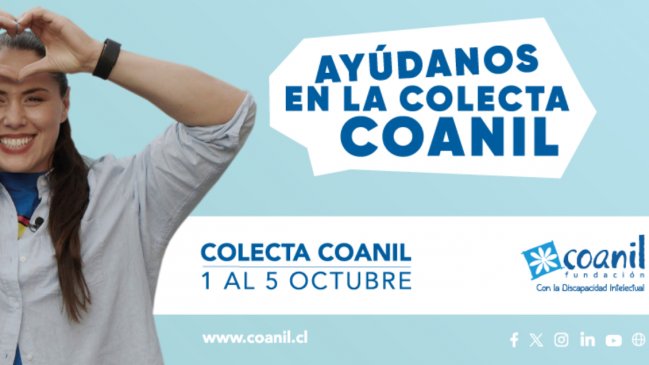   Colecta de la Fundación Coanil regresa a la calle después de 5 años con Natalia Duco como rostro 