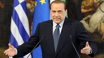   Masiva respuesta tuvo llamado por internet a manifestarse contra Berlusconi 