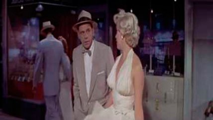   Marilyn Monroe y su inmortal escena del vestido y la rejilla 