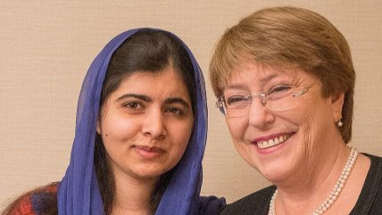 Bachelet y Malala defendieron la educación para empoderamiento femenino  