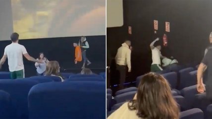  Boxeador golpeó a hombre que maltrataba a su pareja en pleno cine en España  