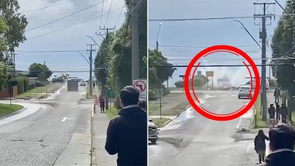   Camión terminó en el Lago Llanquihue tras falla mecánica 