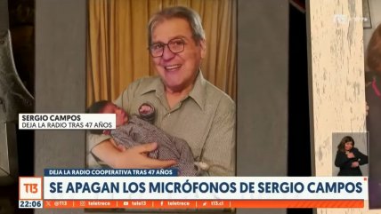   Canal 13 repasó la carrera de Sergio Campos Ulloa 