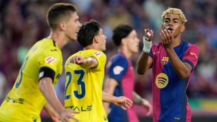   Villarreal aprovechó la celebración de Barcelona para ganar y clasificar a la Champions 