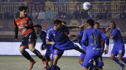  [VIDEO] Brian Torrealba entró y adelantó a Limache con un cabezazo ante la U 
