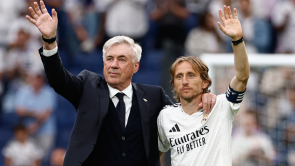   Ancelotti y Modric se despidieron del 