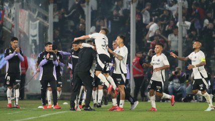   [VIDEO] Aquino anotó el cuarto de Colo Colo ante Unión Española y todos celebraron con Almirón 