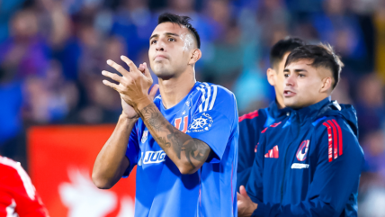   Rodrigo Contreras quedó en duda para el vital duelo de la U contra Botafogo por Libertadores 