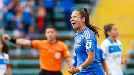   La U celebró en el clásico ante Universidad Católica y sigue a la caza de Colo Colo en la Liga Femenina 