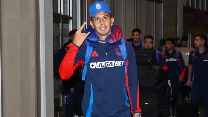   Rodrigo Contreras se sumó a la delegación para la visita de U. de Chile a Botafogo 