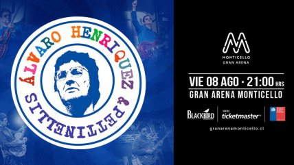   Álvaro Henríquez & Pettinellis en el Monticello: Fecha y venta de entradas 