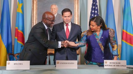   Ruanda y R.D. Congo firmaron una paz que da acceso a EE.UU. a minerales críticos 