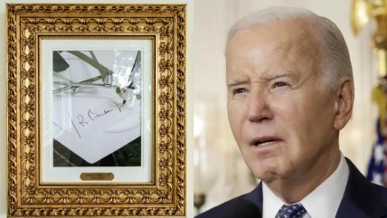   Trump borró a Biden de la galería de los presidentes de EE.UU. 