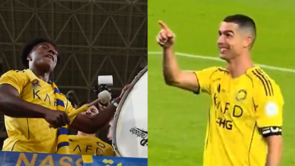   [VIDEO] El especial momento de Cristiano y Speed en la barra de Al Nassr 