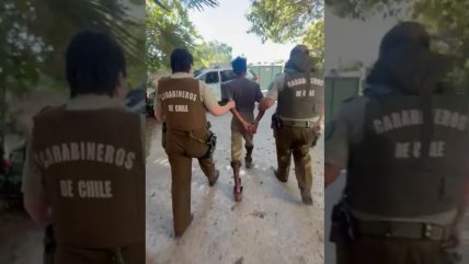   Talca: Pirómano reincidente fue detenido en acción 