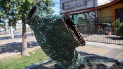   Vandalizan memorial de víctimas de la dictadura en San Joaquín 