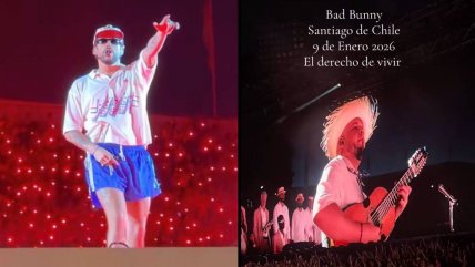   Bad Bunny homenajeó a Víctor Jara en su primera noche en el Nacional 