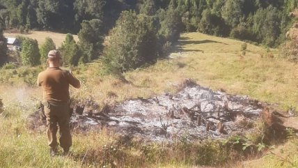   Dos hombres fueron detenidos por encender fogata en Parque Nacional Alerce Andino 