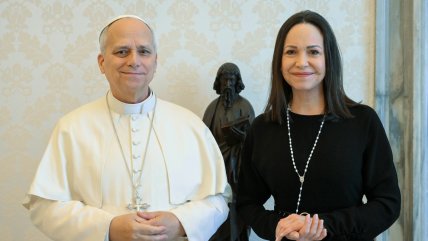   El papa recibió a María Corina Machado 