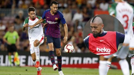   Vidal se puso por encima de Busquets: Es el mejor de 5, pero yo hago todo 