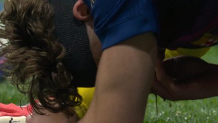  [VIDEO] Juan Musso dio un zapatazo en la cara de Fermín López en Madrid  