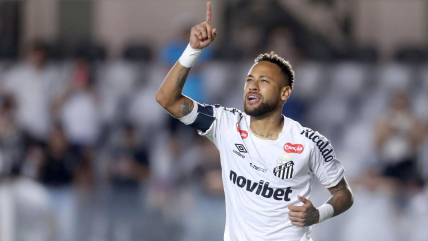   [VIDEO] Neymar anotó en el empate de Santos ante Recoleta por la Copa Sudamericana 