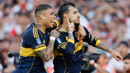   Boca se quedó con el Superclásico ante River en un duelo sin minutos para los chilenos 