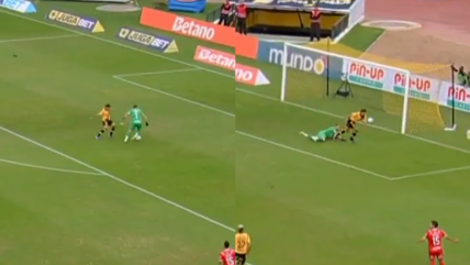   [VIDEO] ¿Qué quiso hacer? Un fallo de Pérez le regaló el gol a Johansen en el Coquimbo vs. Ñublense 