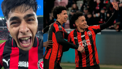   Darío Osorio celebró junto a Midtjylland una valiosa remontada ante el líder en Dinamarca 