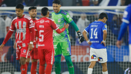   La caída de Universidad Católica a manos de Unión La Calera en el Claro Arena 