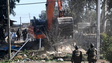   Día 2 del desalojo de la megatoma de San Antonio: 65% de avance y un nuevo detenido 