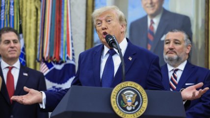   Donald Trump reconoció que habló con Infantino por roja a Balogun 