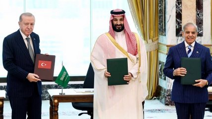  Arabia Saudí, Turquía y Pakistán firmaron pacto de defensa mutua 