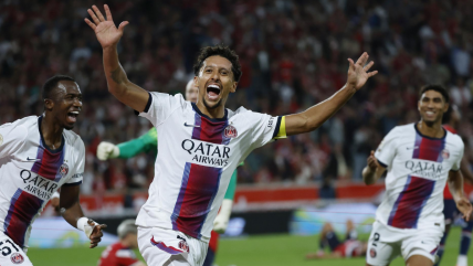   Vitinha y Marquinhos rescataron dramático empate para PSG en su visita a Lille 