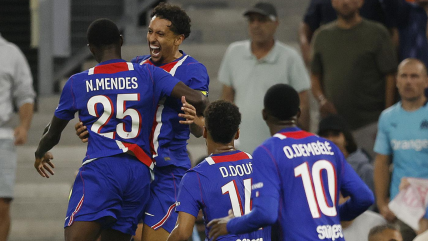   Ferran Torres anotó un golazo en triunfo de PSG sobre Marsella en el clásico de Francia 