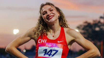   Martina Weil tras su oro en los Sudamericanos: 