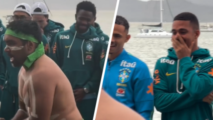   [VIDEO] Seleccionados de Brasil se burlaron de ceremonia ancestral en Australia 