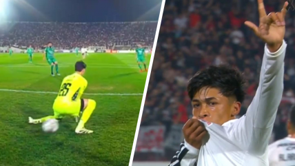   [VIDEO] El joven Gedeón Díaz marcó ante Audax su primer gol en Colo Colo 