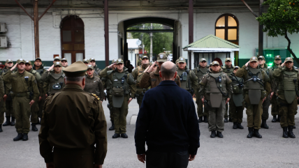  El encuentro del ministro Arrau con Carabineros tras el despacho de las RUF  