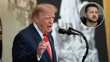   Trump, ahora contra Zelenski: 